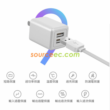 礼品订购USB口便携充电头广告