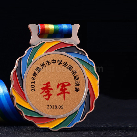 礼品订购点漆彩色奖牌广告