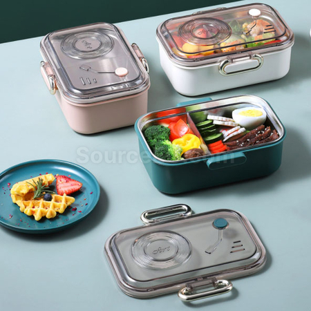 礼品订购不锈钢饭盒广告