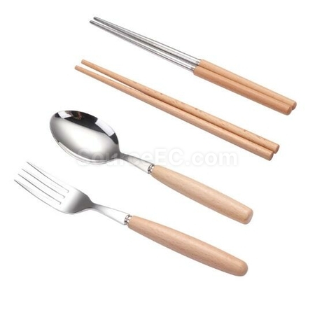 礼品订购不锈钢餐具套装广告