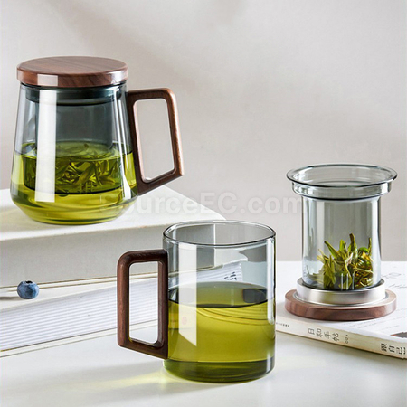 茶泡玻璃杯