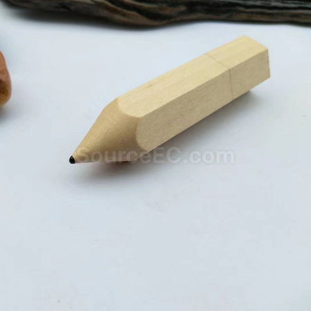 礼品订购木质铅笔U盘广告