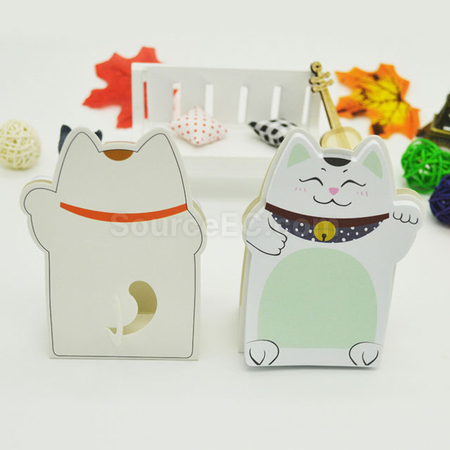 礼品订购可爱招财猫便签广告