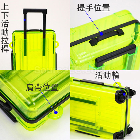 礼品订购透明mini拉杆箱创意新款斜挎包广告