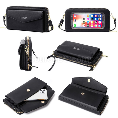 礼品订购RFID防盗护照证件斜跨包广告