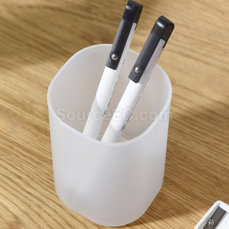 礼品订购塑料笔筒广告
