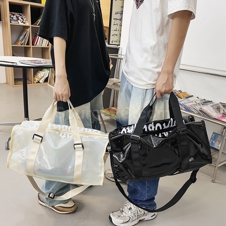 礼品订购果冻透明旅行袋广告