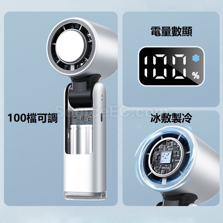 礼品订购便携折叠冰敷风扇广告