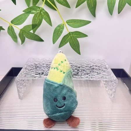 礼品订购葱姜蒜毛绒玩偶钥匙扣广告