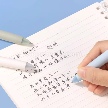 礼品订购按动中性三色笔广告