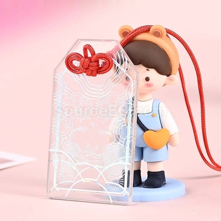 礼品订购祈福亚克力御守挂件广告