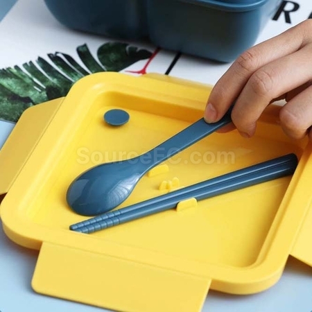 礼品订购便携带餐具饭盒广告
