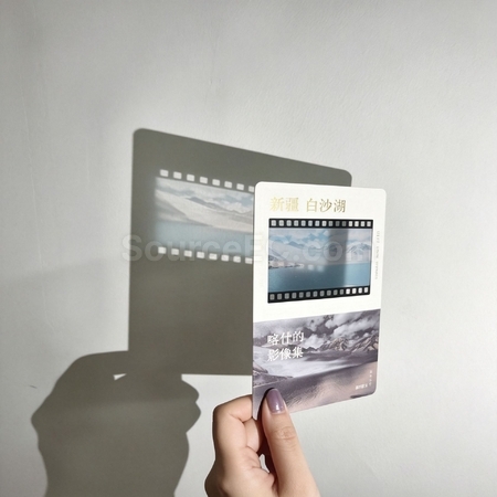 礼品订购反转胶片光影木架月历广告