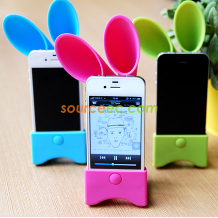iPhone 兔仔环保喇叭