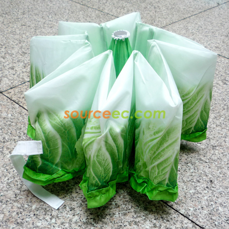 礼品订购翡翠白玉伞广告
