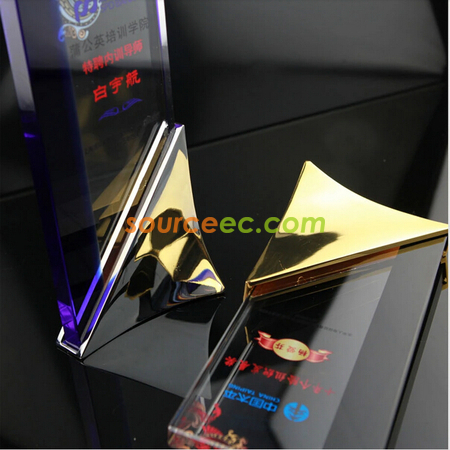 礼品订购金属水晶座广告