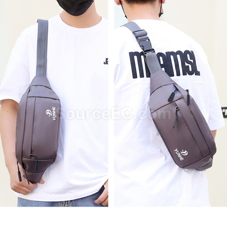 礼品订购单肩斜挎包	广告