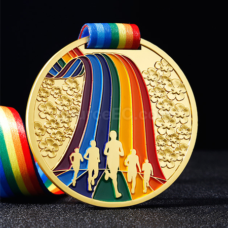 礼品订购马拉松金属奖牌广告