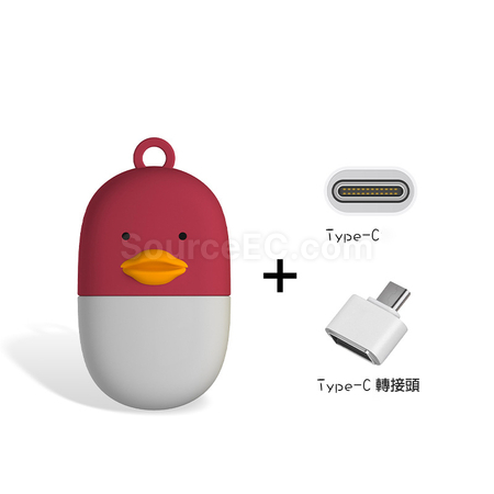 礼品订购可爱造型两用USB手指广告