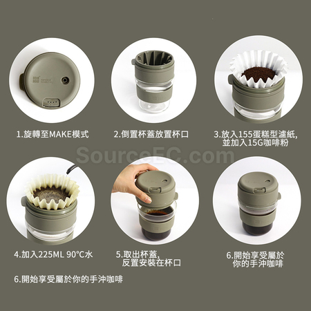礼品订购手冲咖啡露营旅行套件组广告