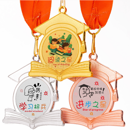 礼品订购毕业金属奖牌广告