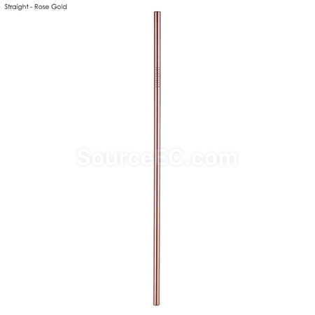 礼品订购不锈钢吸管 6MM x 266MM广告