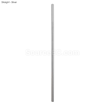 礼品订购不锈钢吸管 6MM x 266MM广告