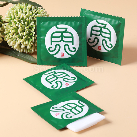 礼品订购创意套套湿巾广告