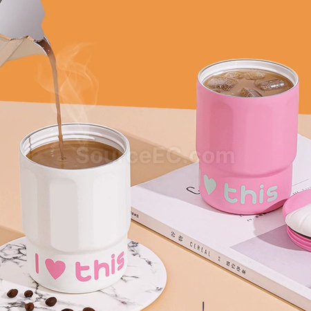 礼品订购猫爪保温杯广告