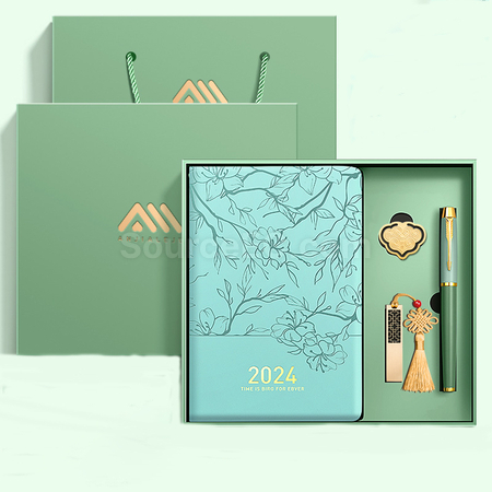 礼品订购2024日程本商务礼品套装广告