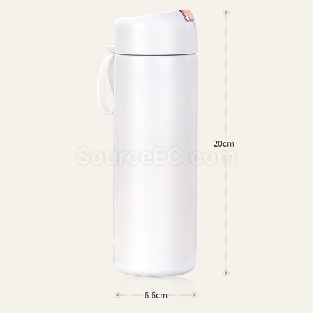 礼品订购磁弹茶水分离保温杯广告