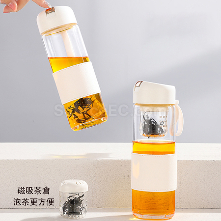 礼品订购便携磁吸玻璃杯广告