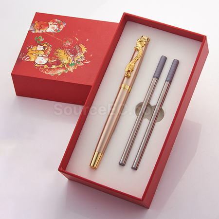 礼品订购复古金属笔广告