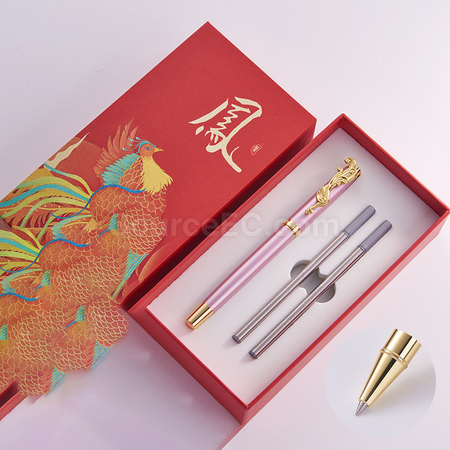 礼品订购复古金属笔广告