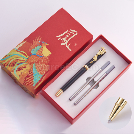 礼品订购复古金属笔广告
