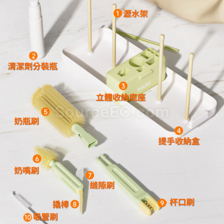 礼品订购便携式奶瓶刷套装广告