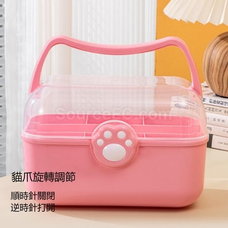 礼品订购可爱猫爪收纳手提盒广告