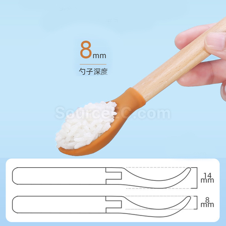 礼品订购短柄木头餐具广告