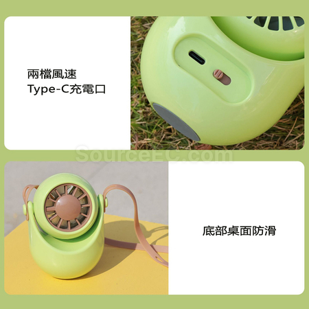 礼品订购USB挂脖风扇广告