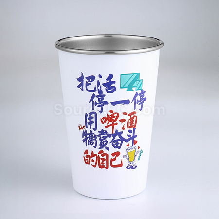 礼品订购户外露营不锈钢杯广告