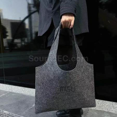 礼品订购毛毡手提袋广告