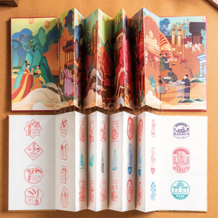 礼品订购风琴本折页册广告