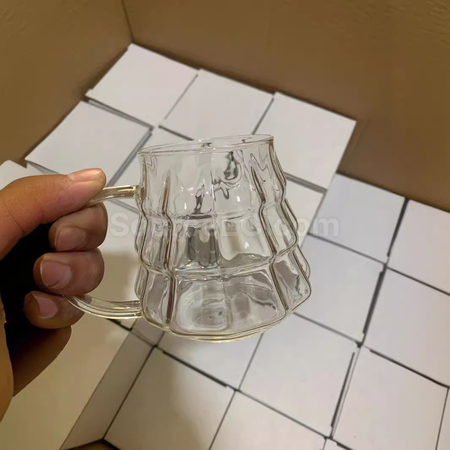 礼品订购圣诞玻璃杯广告