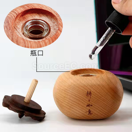 礼品订购柿柿如意扩香木广告