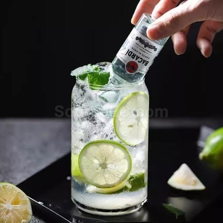 礼品订购可乐罐型啤酒杯广告