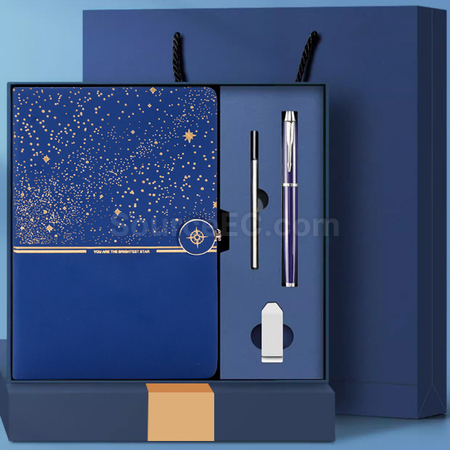 礼品订购星空笔记本广告