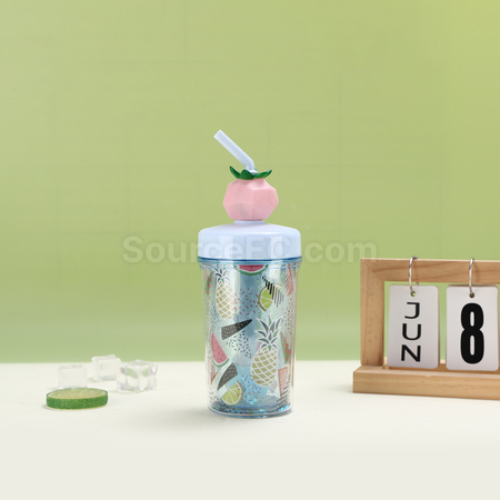 礼品订购可爱吸管杯广告