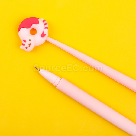 礼品订购可爱猫咪中性笔广告