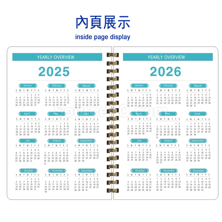 礼品订购日程记事笔记本广告