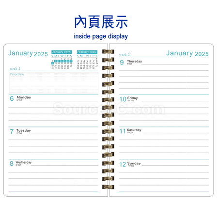 礼品订购日程记事笔记本广告